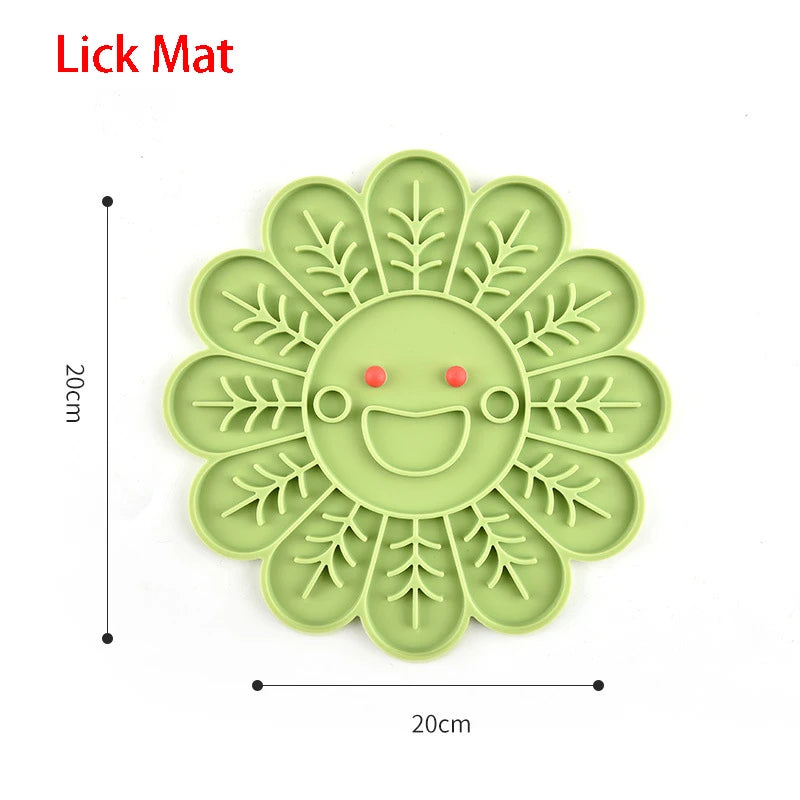 Fish Shape Silicone Lick Mat - Slow Feeding Food Bowl for Pets CDDMPET Official Store