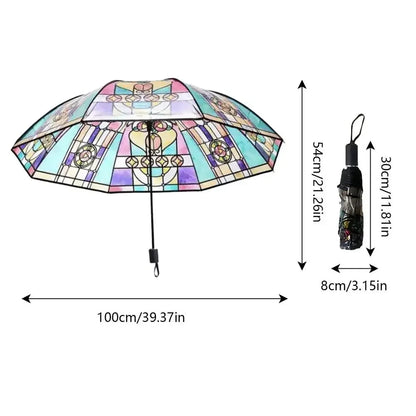 Artful Skies – Stained Glass Auto Umbrella Shop1104334801 Store