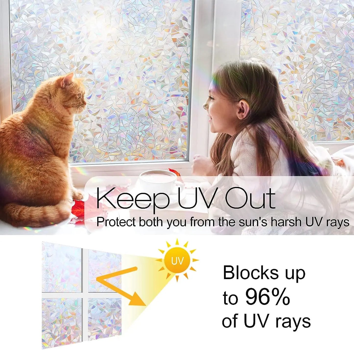GlassGlam™ Window Film 🌈 — Privacy with Stunning Colors