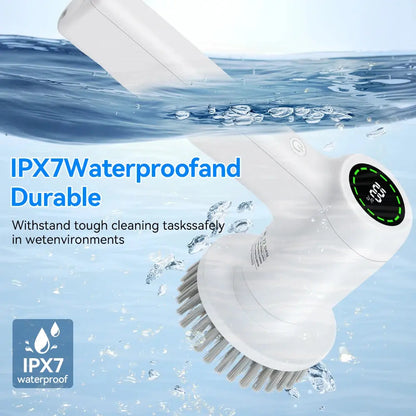 Electric Cleaning Brush 5 In 1 Electric Spin Cleaning Scrubber USB