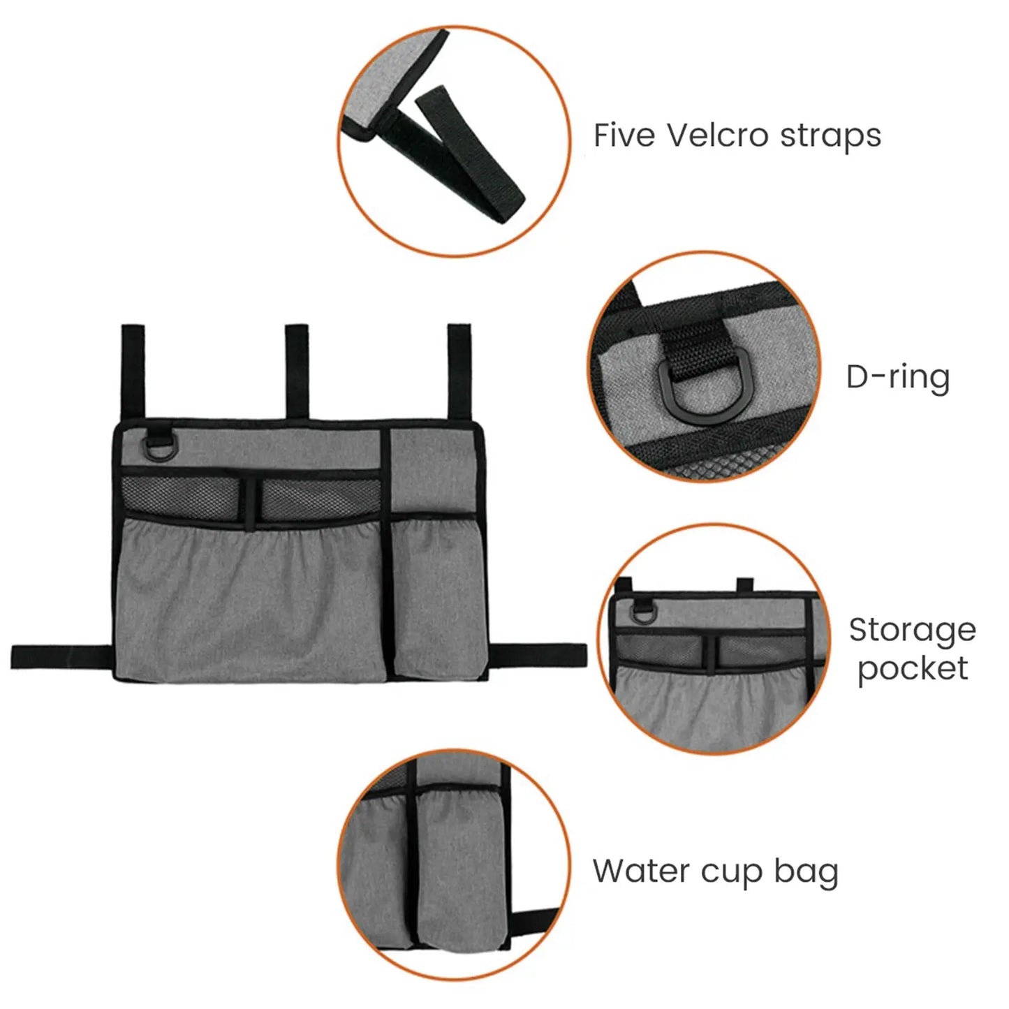Walker Bag Basket with Cup Holder Suit for Adult Folding Walkers AliExpress