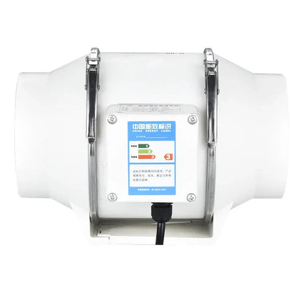 4inch 220V Exhaust Fans Home Silent Inline Pipe Duct Fan Bathroom Extractor Ventilation Kitchen Toilet Wall Air Clean Ventilator Chcyus Official Store