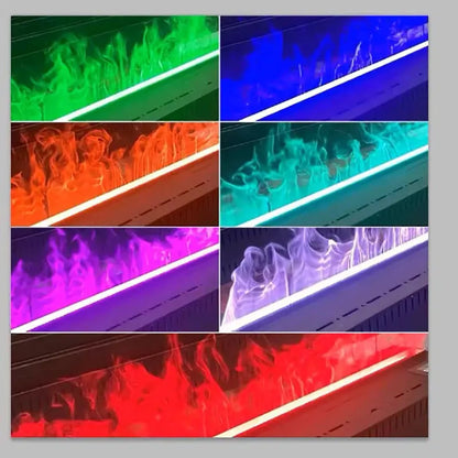 Modern remote control electric fireplace Mute water mist electric AliExpress