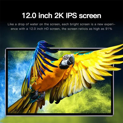 2025 New P60 Pro 5G Dual Tablet Android 14 16GB + 1TB kids Tablet 12 Inch HD Screen 20000mAh Tab Tablets PC With keyboard Laptop Hi - TechPhone Depot Store