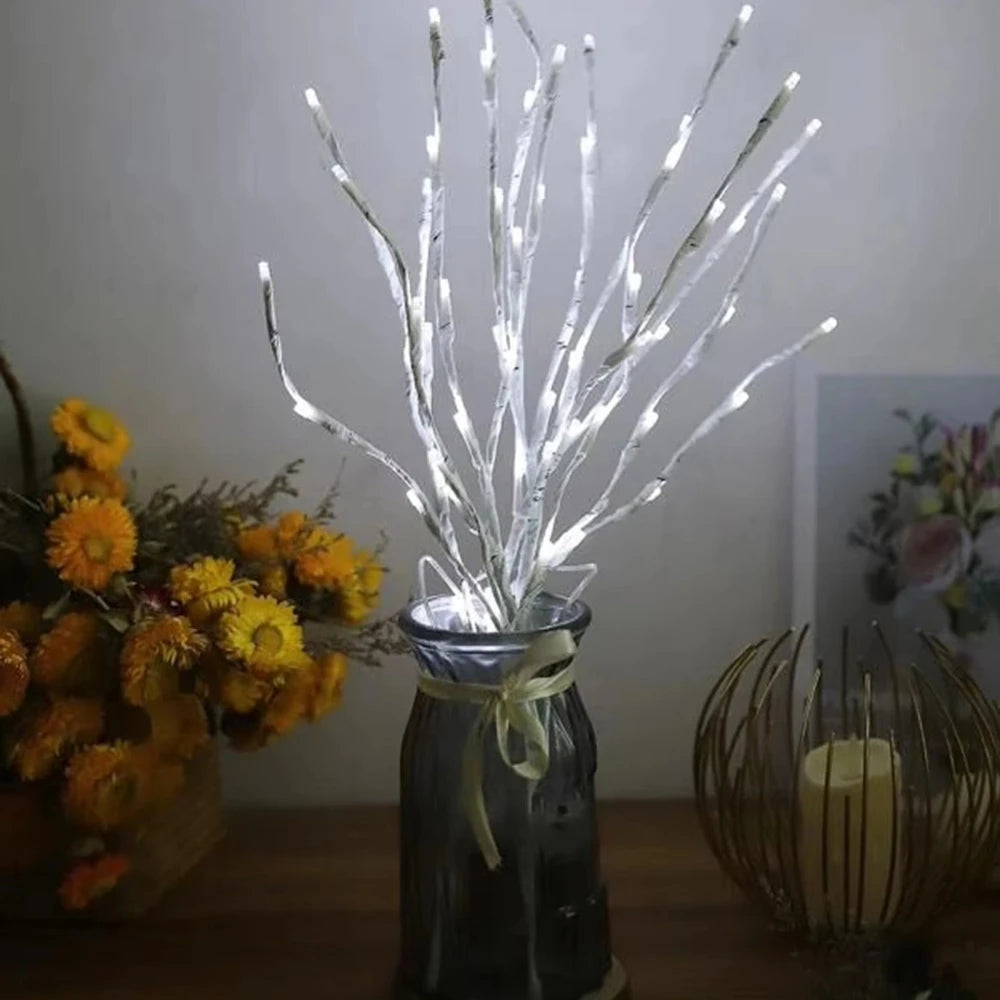 Birch Branch LED Festive Battery Operated Twig Outdoor Christmas Lights Stone's Store