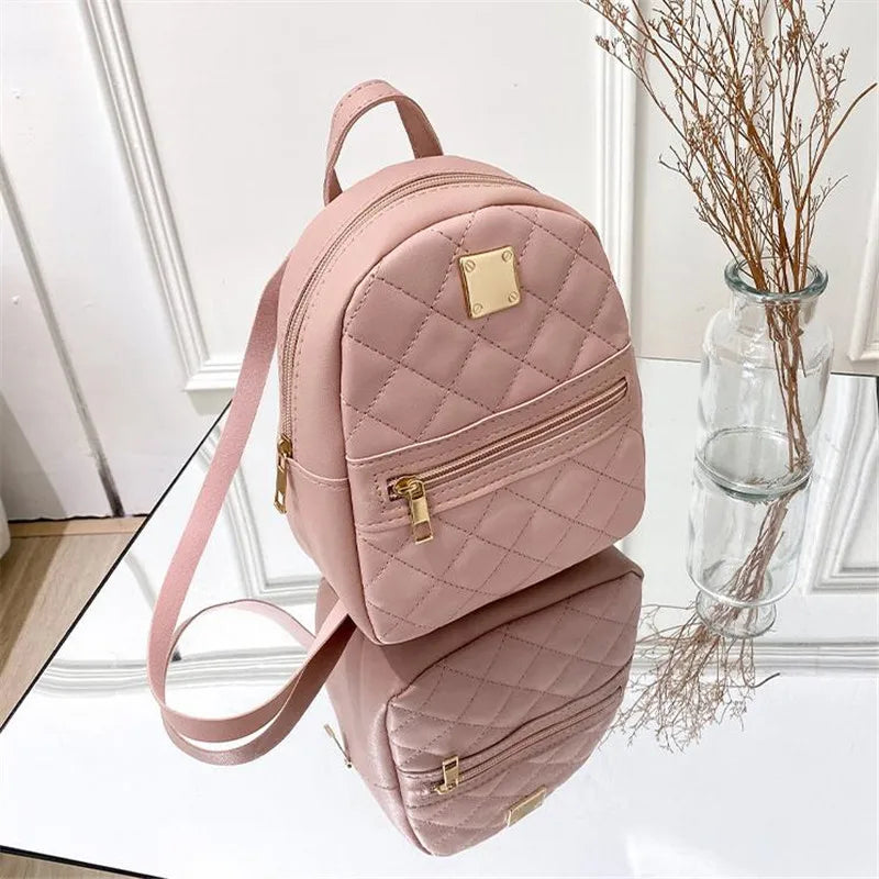 Women's Embroidered Double Pocket Shoulder Bag - Fashionable Tote