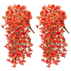 2pcs Artificial Hanging Flowers