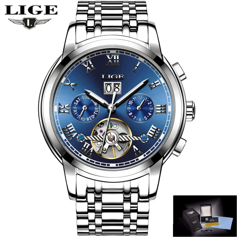 CrystalX Skeleton Men's Mechanical Watch South Bay Evans General Store