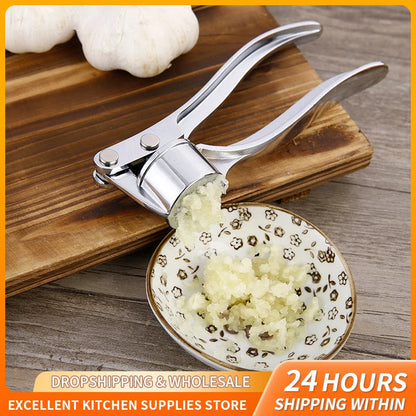 Stainless Steel Garlic Press Crusher Mincer Handheld Garlic Smasher AliExpress
