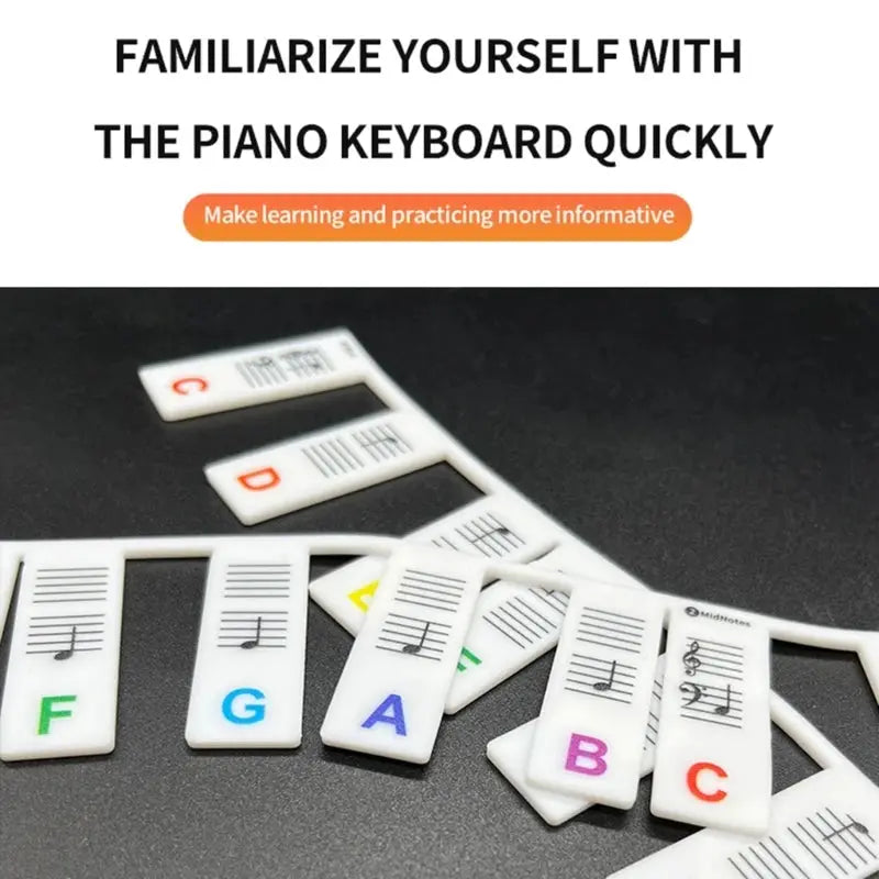 PianoNote Labels – Master Every Key Instantly! Enjoying+QQ Store