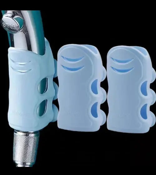 Soporte de ducha de silicona sin perforaciones para baño, ajustable y extraíble