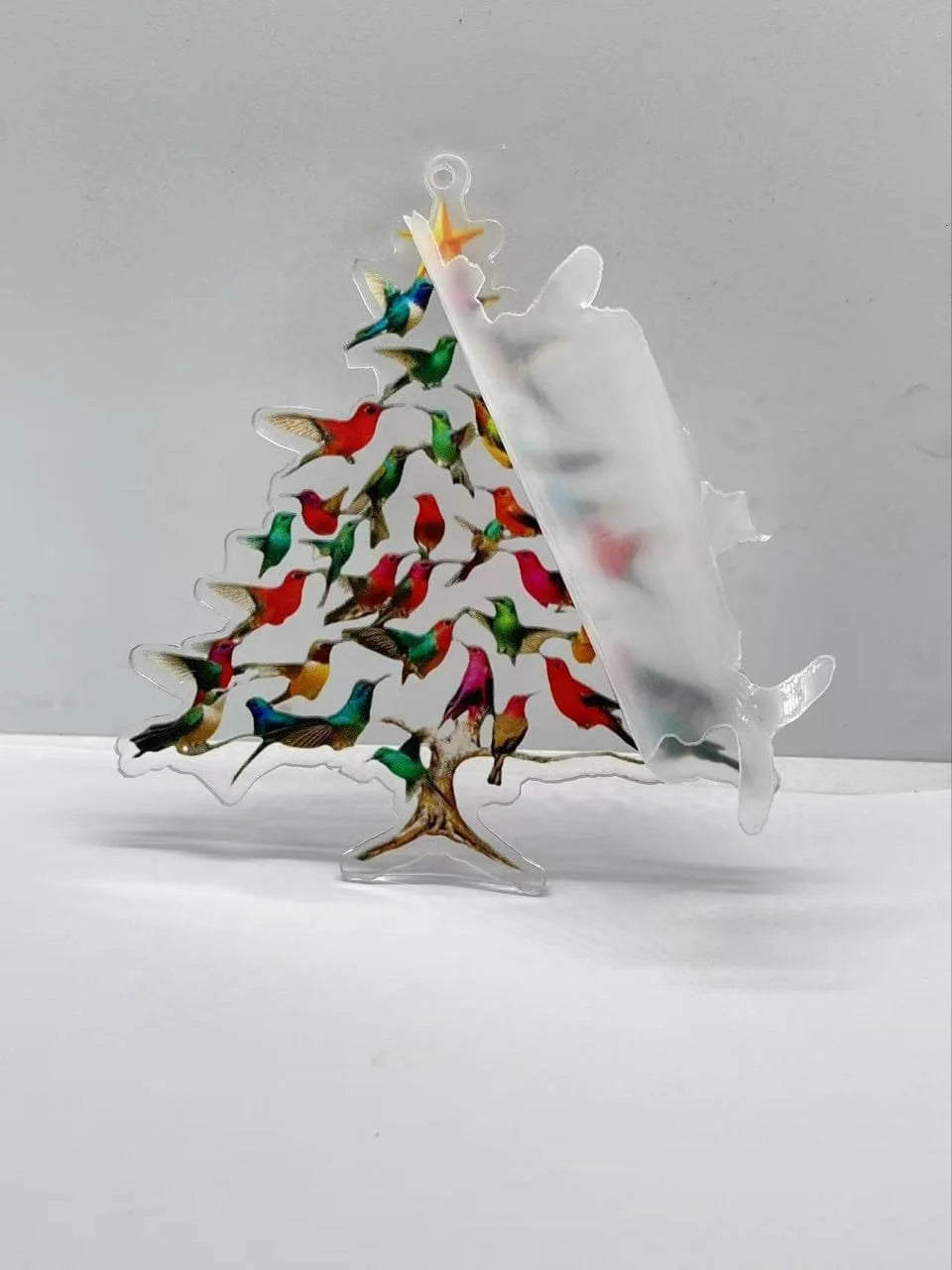 Elegant Handcrafted Hummingbird Tree Ornament