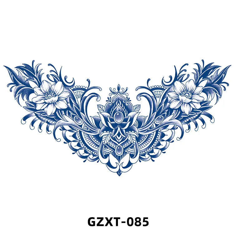 New Wholesale Juice Chest Stickers Tattoo Herbal Semi-permanent Back Tatoo Wings Tattoo Stickpaper WAM-girl Store Store