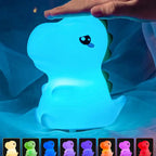 View details for Cartoon Night Light LED Touch Sensor Dinosaur Table Lamp Silicone Cartoon Night Light LED Touch Sensor Dinosaur Table Lamp Silicone