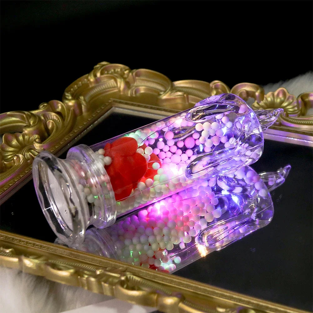 RoseGlow™ Candle Lights 🌹✨ — Real Flame Look, Smoke-Free