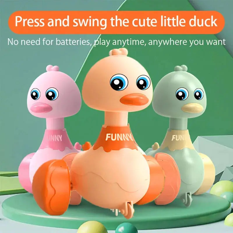 Baby Spielzeug Schaukel Ente Spielzeug Cartoon Presse Fahrzeuge gleiten Tier Trägheit zurückziehen Autos frühe Bildung Spielzeug für Kleinkinder Jungen Mädchen CONUSEA Official Store