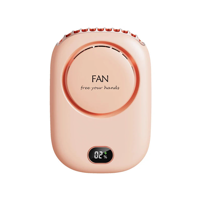 Portable Hanging Neck Fan Mini Cooling Waist Fans Bladeless USB Rechargeable Sports Cooler Fan For Outdoor Sports Travel Stone's Store
