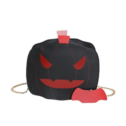 ‌2025 New Halloween Pumpkin Bag - Funny Cartoon Crossbody Chain Shoulder Bag Crossbody Chain Purse