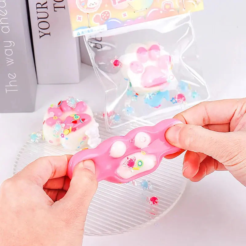 Cartoon Cat Paw Squishy Squeeze Toy Soft Mochi Toys Cute Slow Rebound AliExpress