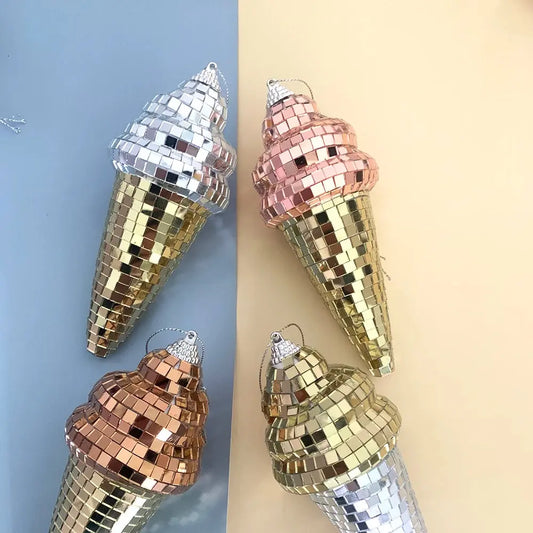 6in Hanging Disco Ice Cream Mirror Room Decor Reflective Disco Ball AliExpress
