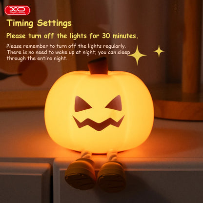 Spooky Smile Pumpkin Light – Glow-in-the-Dark Halloween Decor!