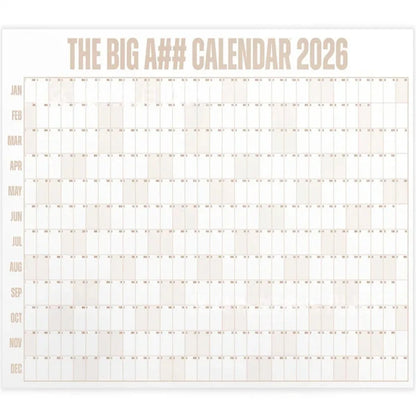 FocusFlow™ 2026 Year-at-a-Glance Planner 🖊️📅