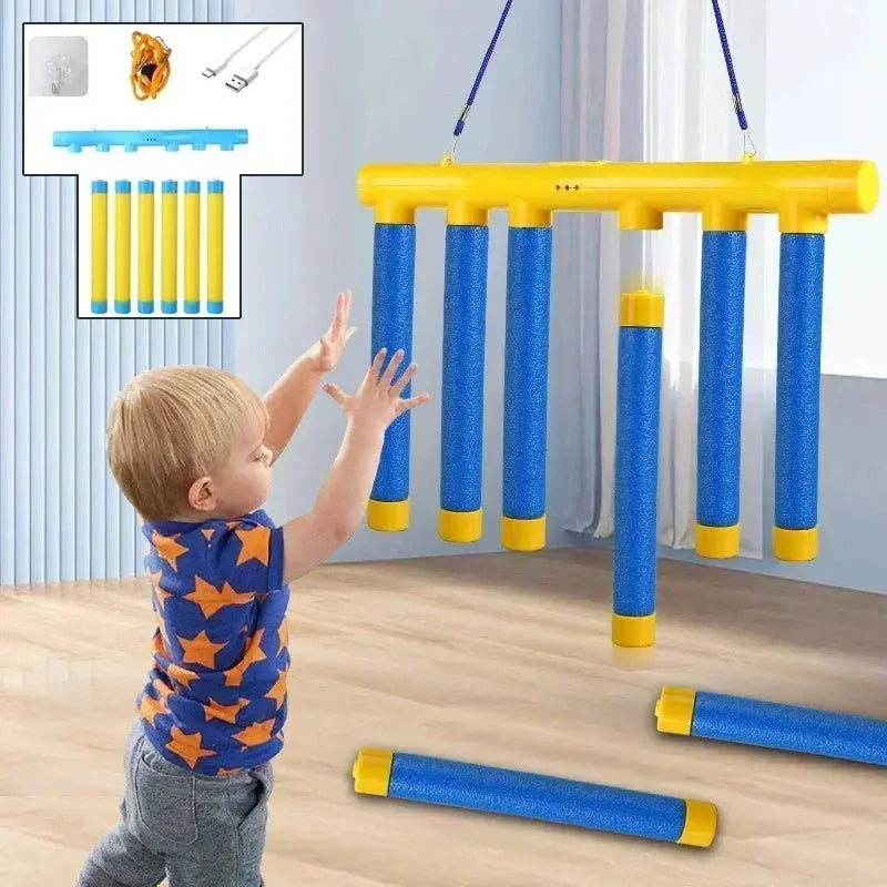View details for Falling Sticks Game, Children Catching Sticks Hand Eye Coordination 