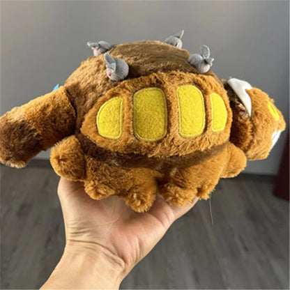 Cartoon Animation Bus Totoro Doll Soft Plush Animal Toys Stuffed Totoro Bus kids Xmas birthday gift Stone's Store