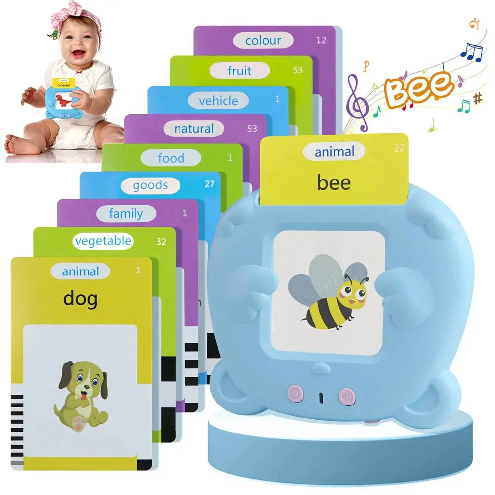 Máquina de aprendizaje para niños: tarjetas didácticas parlantes para preescolar