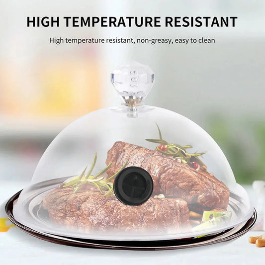 Home Smoking Dome Cover Kitchen Cooking Smoke Hood Acrylic Smoke