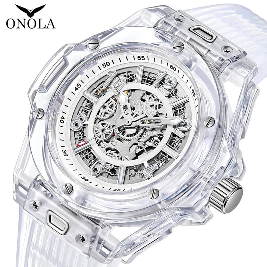 ONOLA 2023 New Men's Fully Automatic Luxury Watch Waterproof Fashion AliExpress