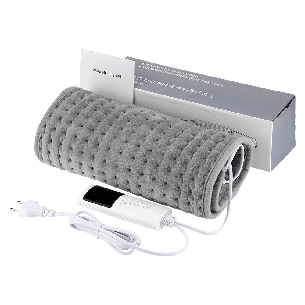 Winter Heater Mat with 4 Timer Waist Back Warmer Blanket Auto Shut Off