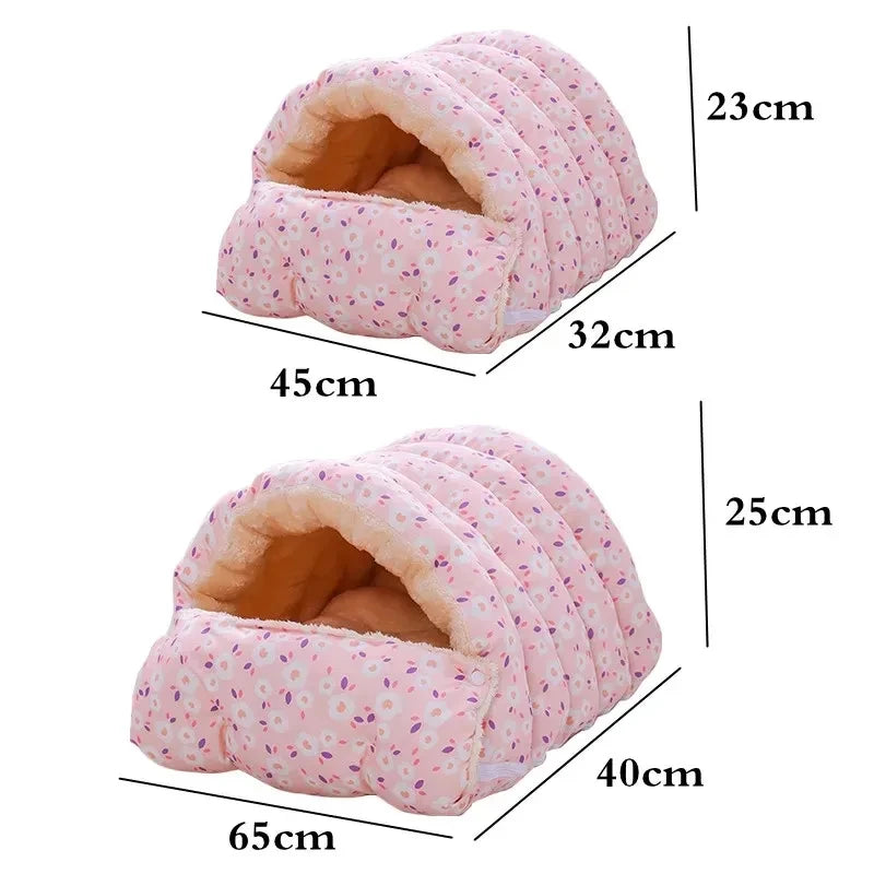PurrNest 360: Cozy, Washable, Year-Round Cat Bed QiuQiu Petty Store