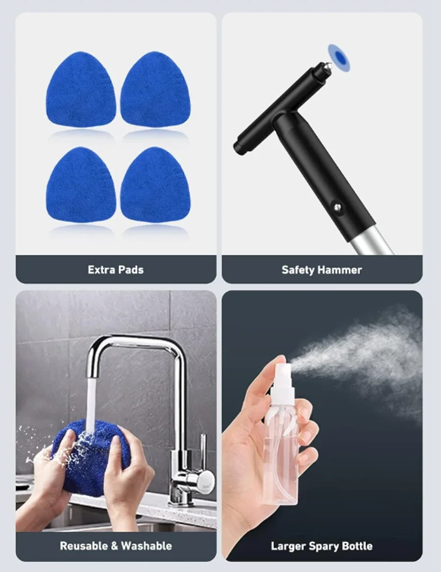 ClearReach™ Car Glass Brush 🚗✨ — Telescopic, Streak-Free Shine
