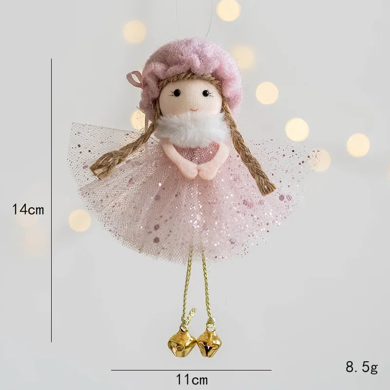 Girl With Plush Deer Antlers Christmas Tree Ornament Shop1104342847 Store