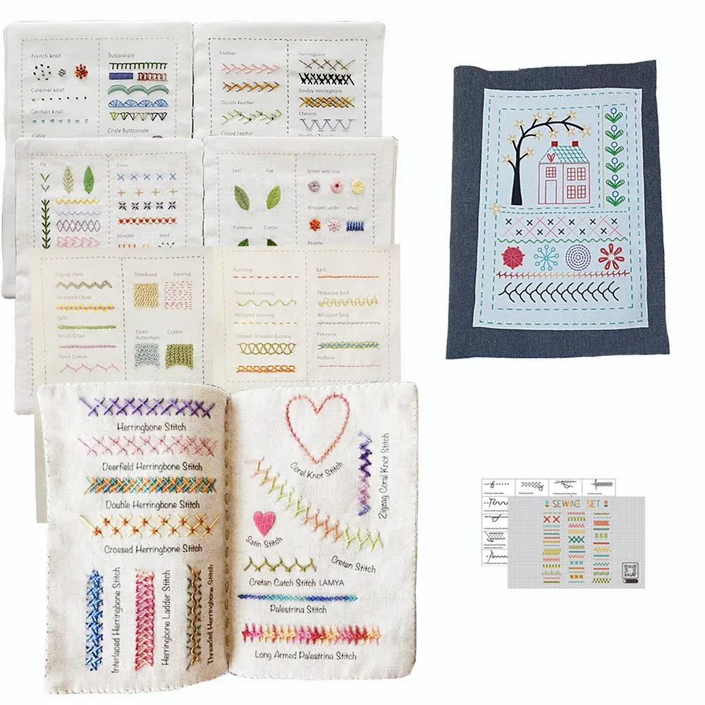 StitchCraft™ DIY Embroidery Book 🪡📘