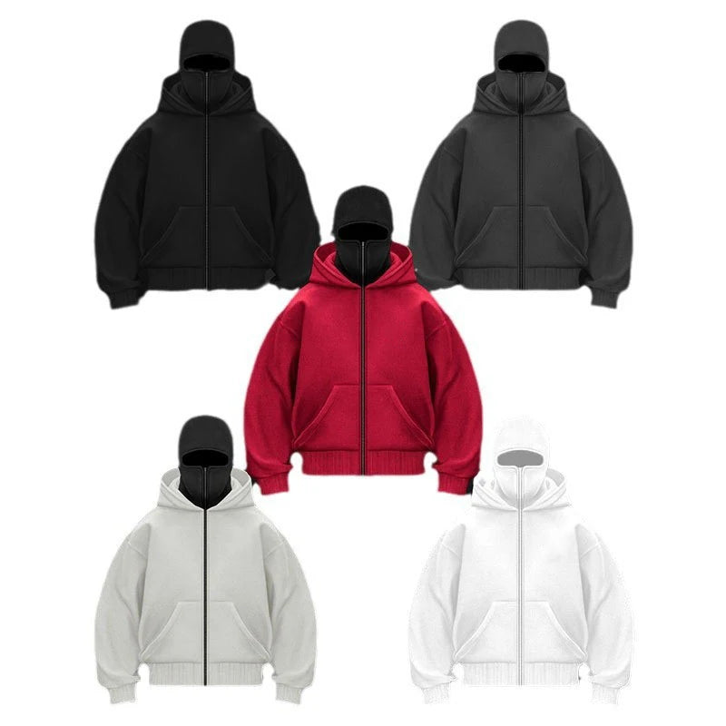 Y2K Gothic Harajuku Double Hat Design Sportswear Winter New Hoodie AliExpress
