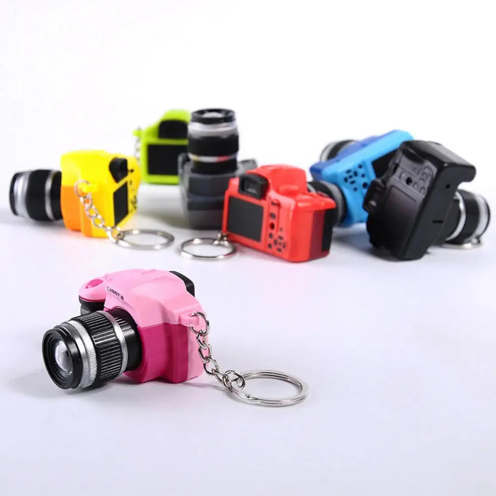 1pcs Keychain Cute Mini Toy Camera Charm Keychain With Flash Light&Sound Effect Gift WearThing Store