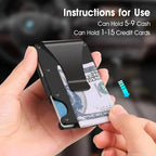 Slim Wallet For Men - Front Pocket RFID Blocking Minimalist Wallet For