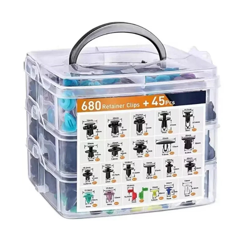 725-Piece Car Clip & Fastener Kit – Ultimate Removal & Replacement Tool! Car Speciality Supplies Store