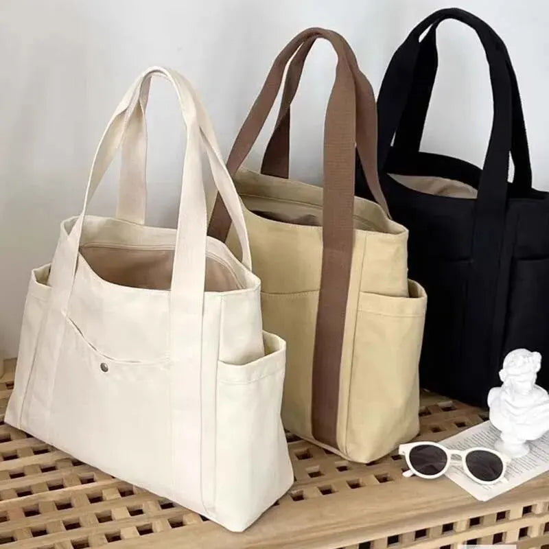 Canvas Tote Bag Large Capacity Unisex for Work & Leisure Stone's Store