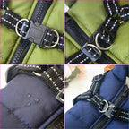 Dog Coat With Built In Harness - Green South Bay Evans General Store