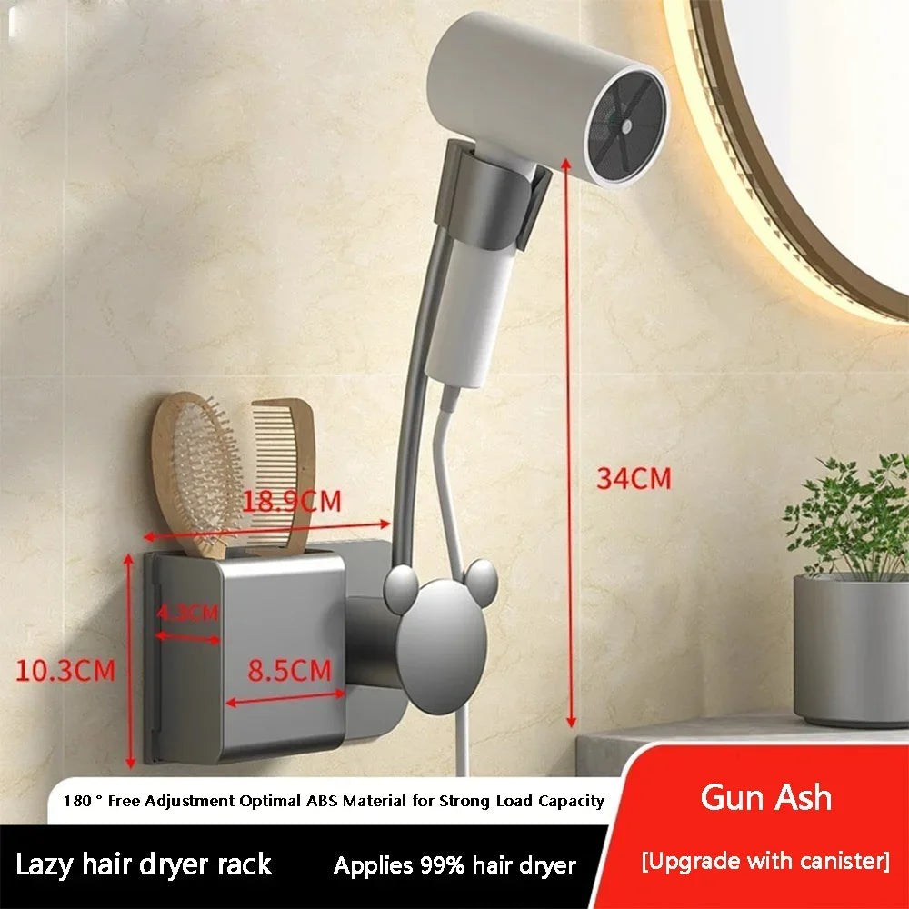 StyleSpin™ Hair Dryer Holder 💨 — 360° Hands-Free Styling