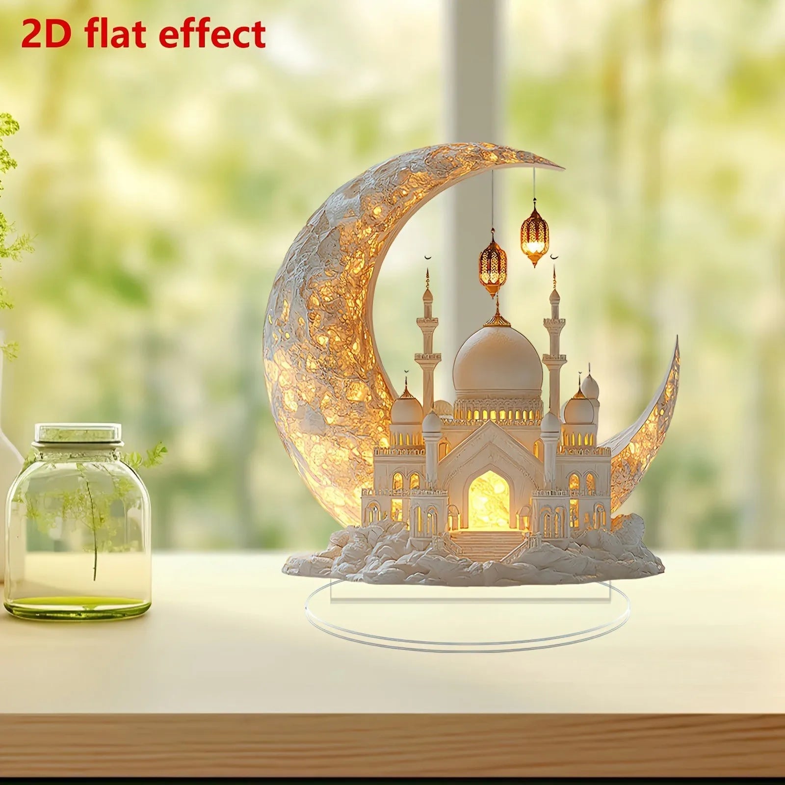 NoorGlow™ Mosque Moon Lantern 🌙✨ Light Up Ramadan Nights