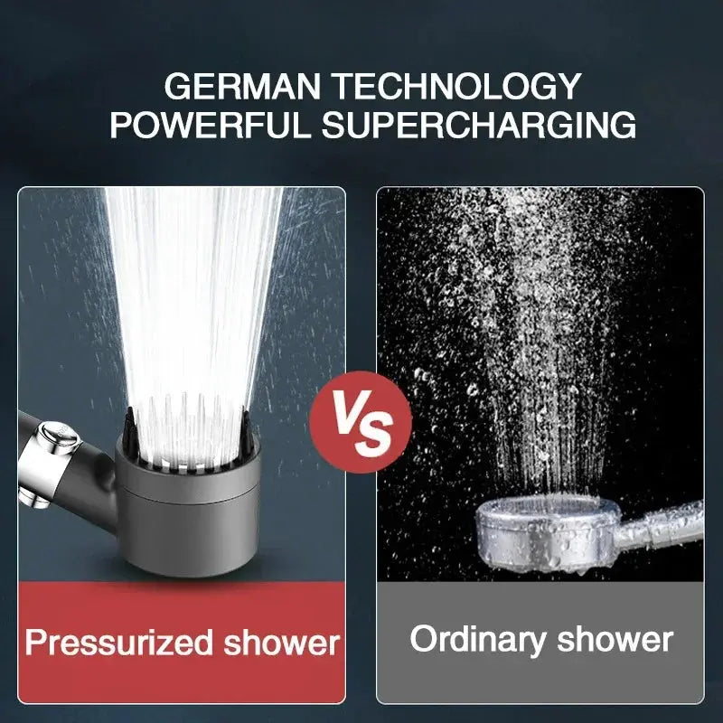 High Pressurized Filter Shower Head 3-mode Adjustable Spray with AliExpress