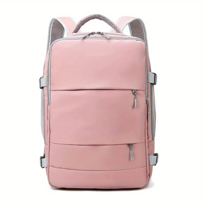 Mochila Xajzpa de gran capacidad, mochila de viaje multifunción con compartimento para zapatos, bolsa de equipaje multicapa