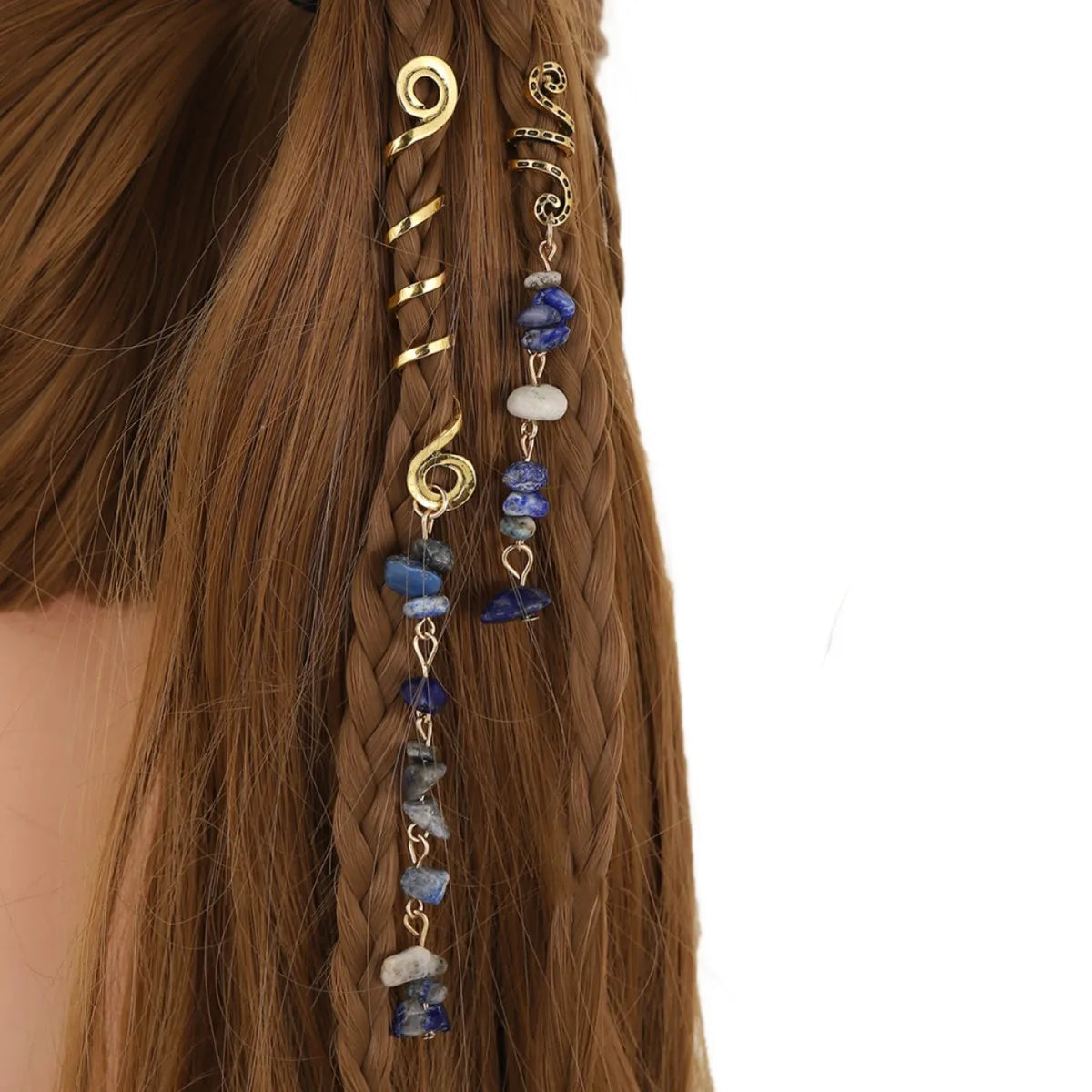 StoneCharm™ Hair Ring 💎 — Natural Beauty, Boho Vibes