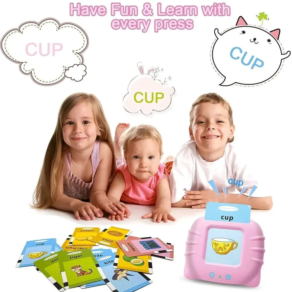 Juguetes para niños para aprender inglés, educación temprana inteligente, audio electrónico