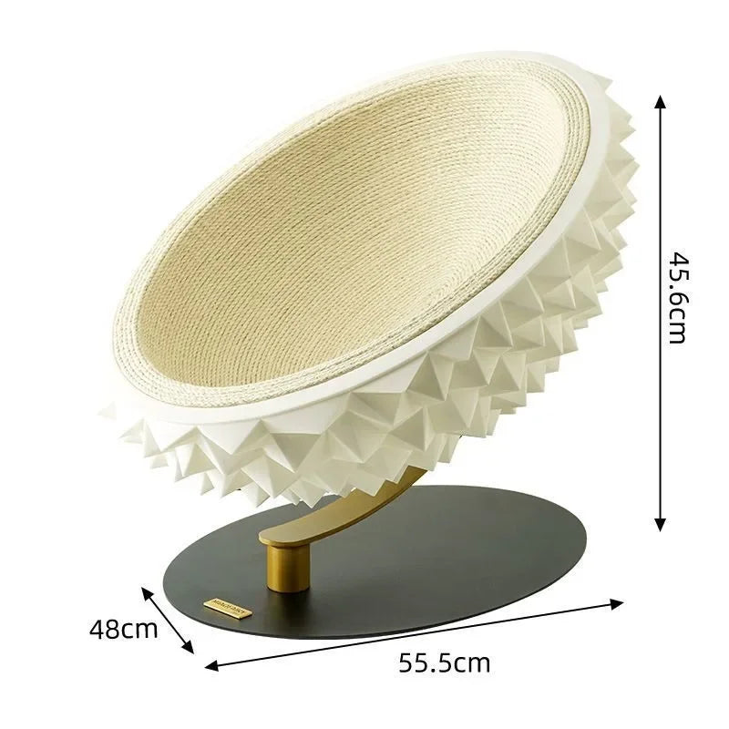Scratch & Snooze Durian: Stylish Cat Nest with Sisal Fun Bello Pet House Store