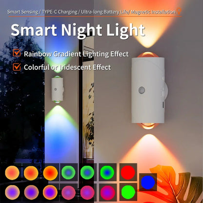 GlowSense™ Motion Light 🌈 — 7-Color Smart Wireless Glow